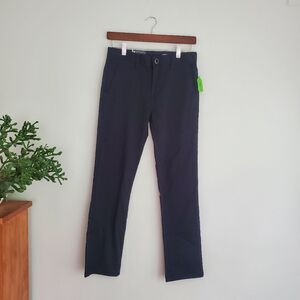 Volcom brand chinos frickin modern straight black youth size 27
